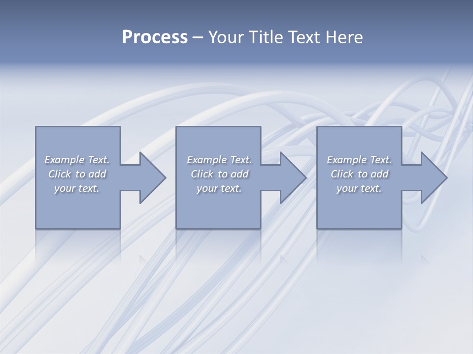 A Blue And White Abstract Powerpoint Presentation PowerPoint Template