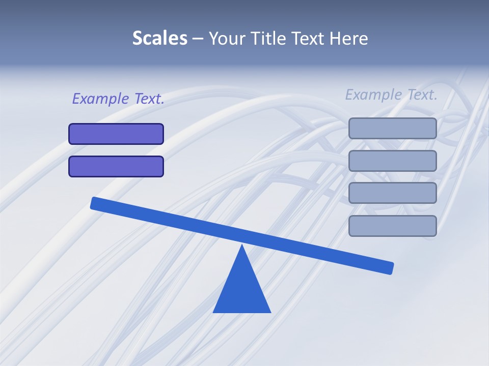 A Blue And White Abstract Powerpoint Presentation PowerPoint Template