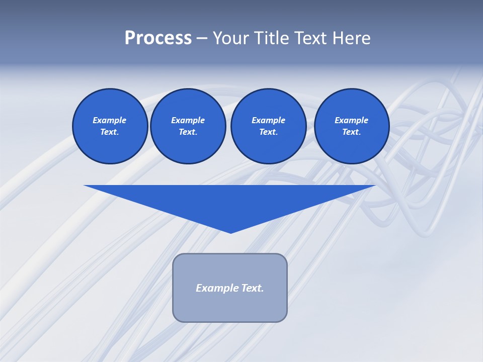 A Blue And White Abstract Powerpoint Presentation PowerPoint Template