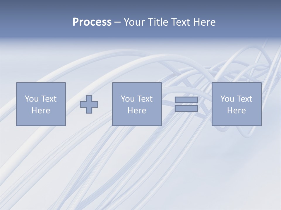 A Blue And White Abstract Powerpoint Presentation PowerPoint Template