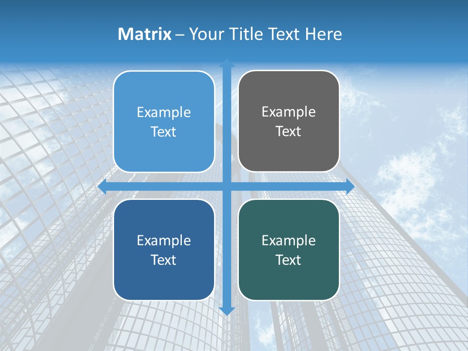 Steel Downtown Success PowerPoint Template