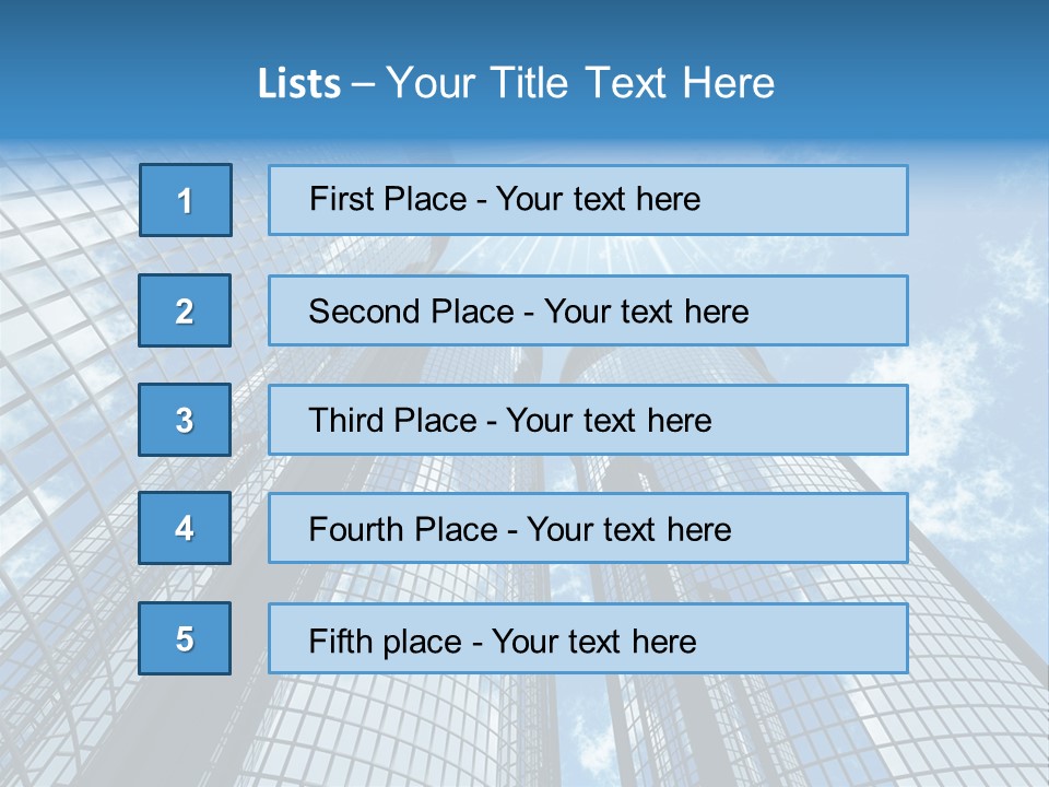Steel Downtown Success PowerPoint Template