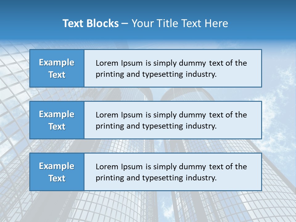 Steel Downtown Success PowerPoint Template