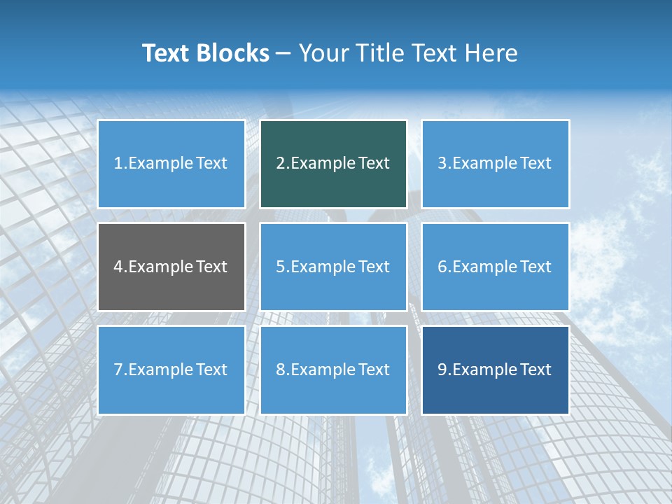 Steel Downtown Success PowerPoint Template