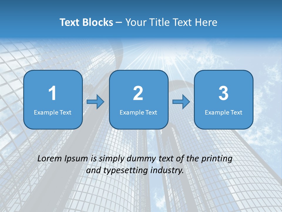 Steel Downtown Success PowerPoint Template