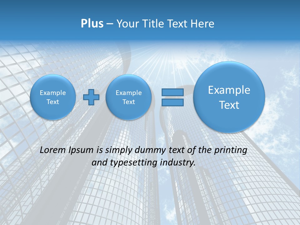 Steel Downtown Success PowerPoint Template