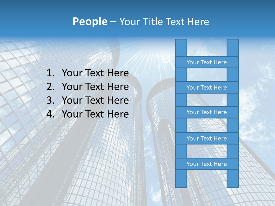 Steel Downtown Success PowerPoint Template