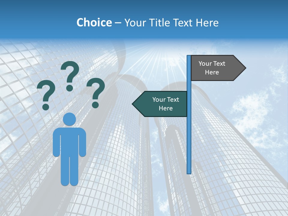 Steel Downtown Success PowerPoint Template