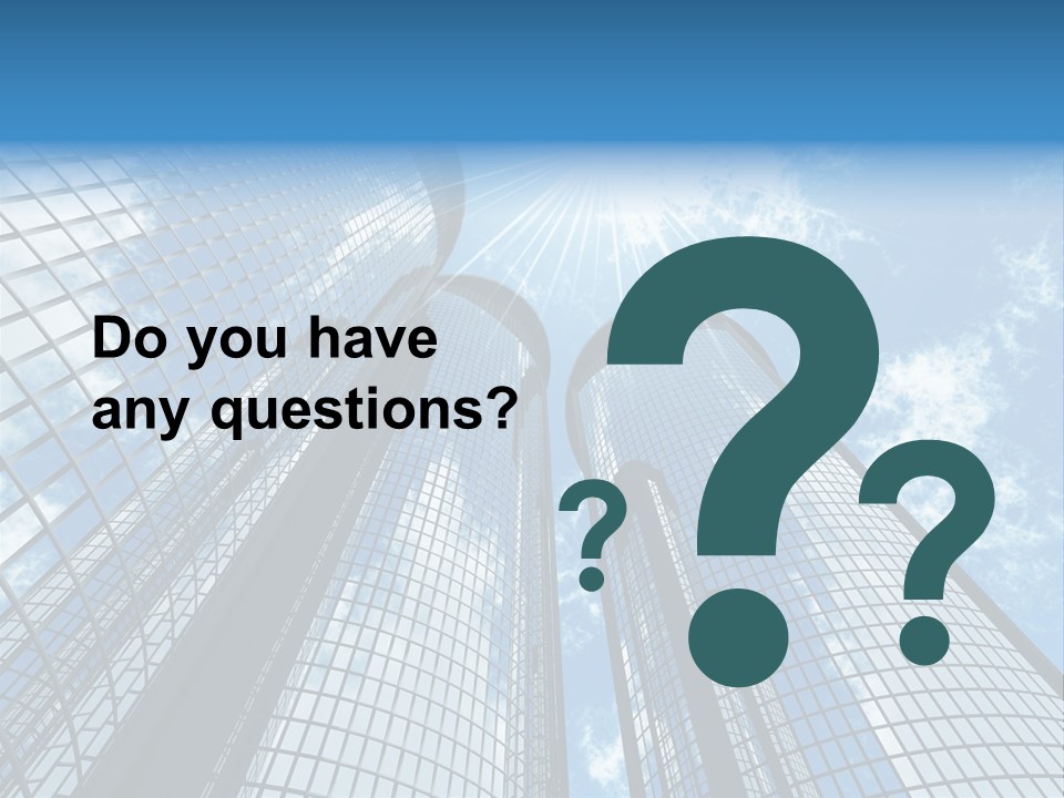 Steel Downtown Success PowerPoint Template