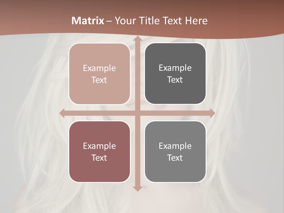 Long Female Beauty PowerPoint Template