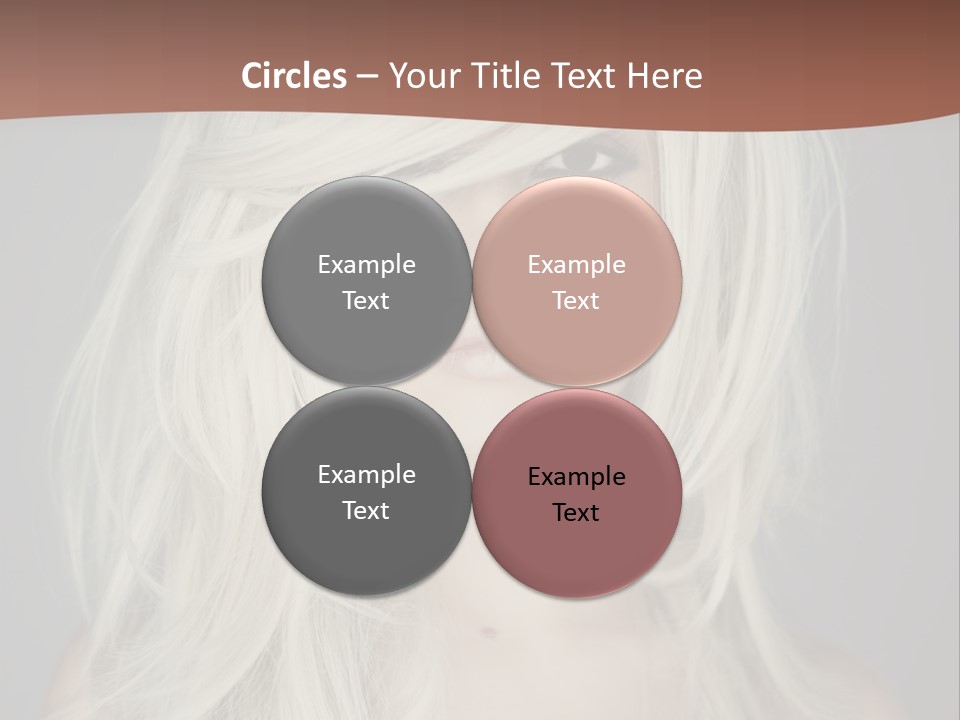 Long Female Beauty PowerPoint Template