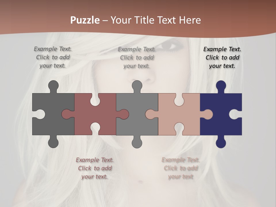 Long Female Beauty PowerPoint Template