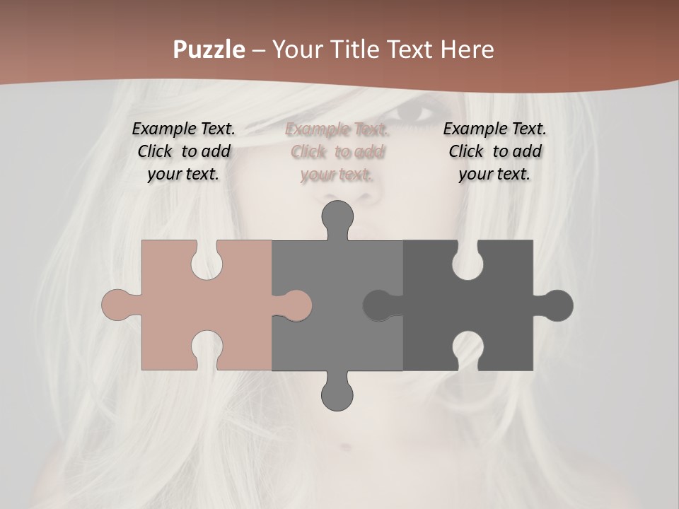 Long Female Beauty PowerPoint Template