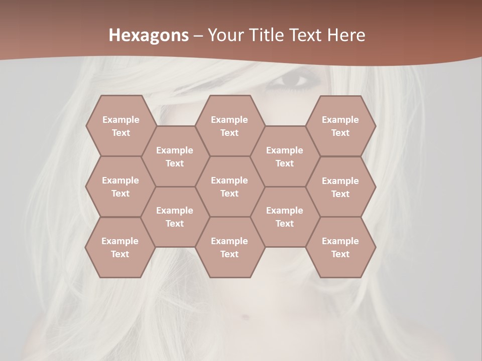 Long Female Beauty PowerPoint Template