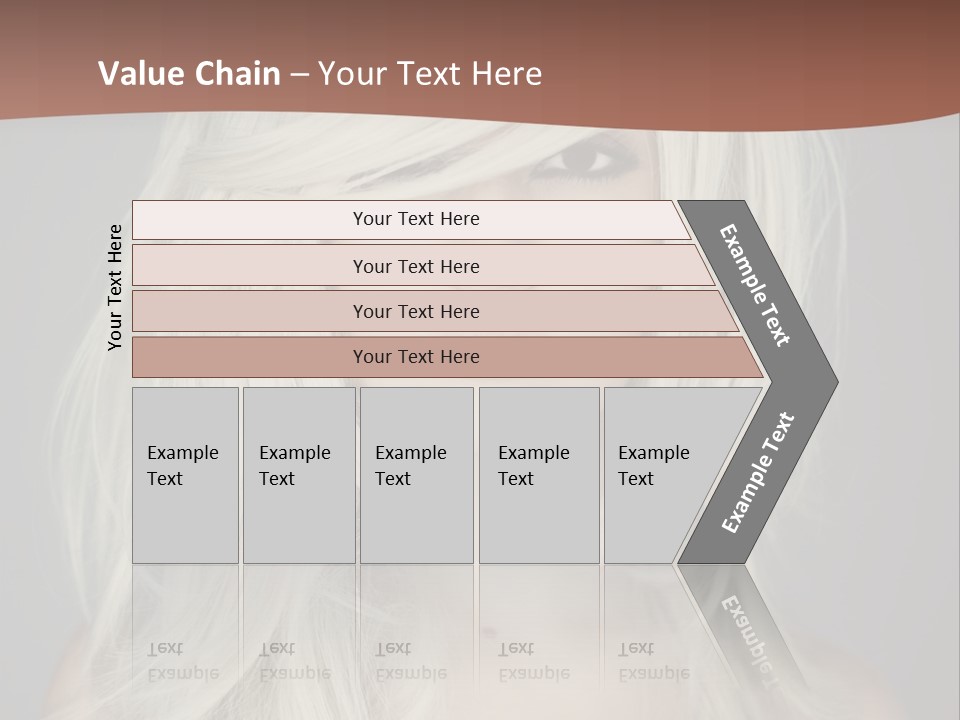 Long Female Beauty PowerPoint Template