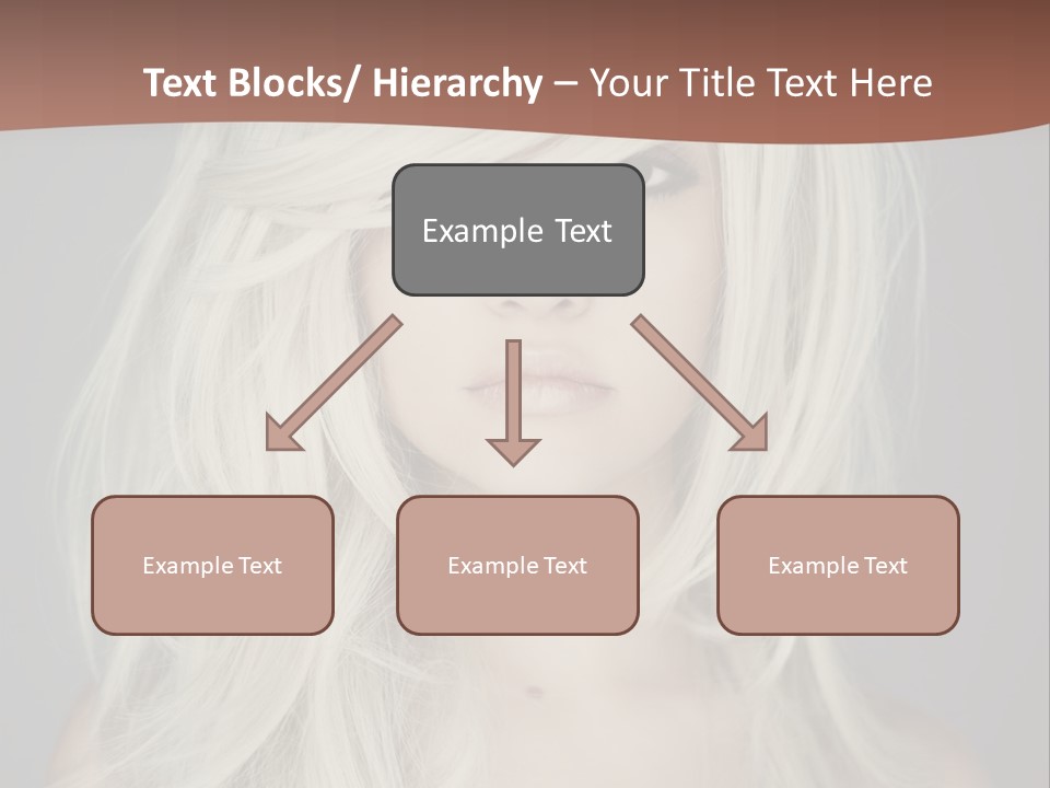 Long Female Beauty PowerPoint Template