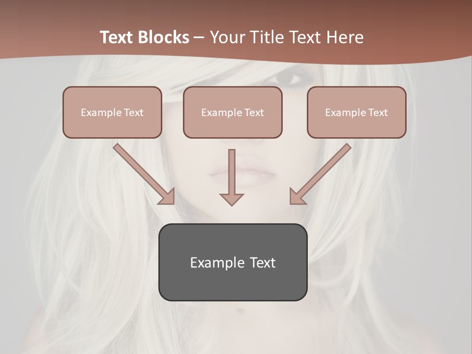 Long Female Beauty PowerPoint Template