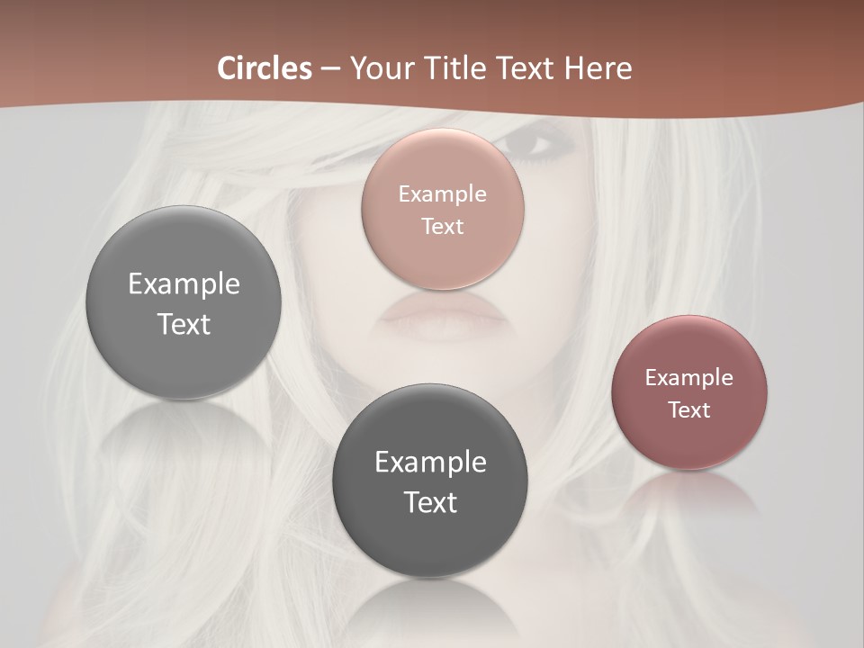 Long Female Beauty PowerPoint Template