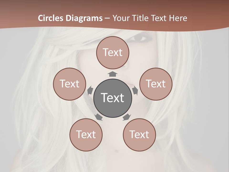 Long Female Beauty PowerPoint Template