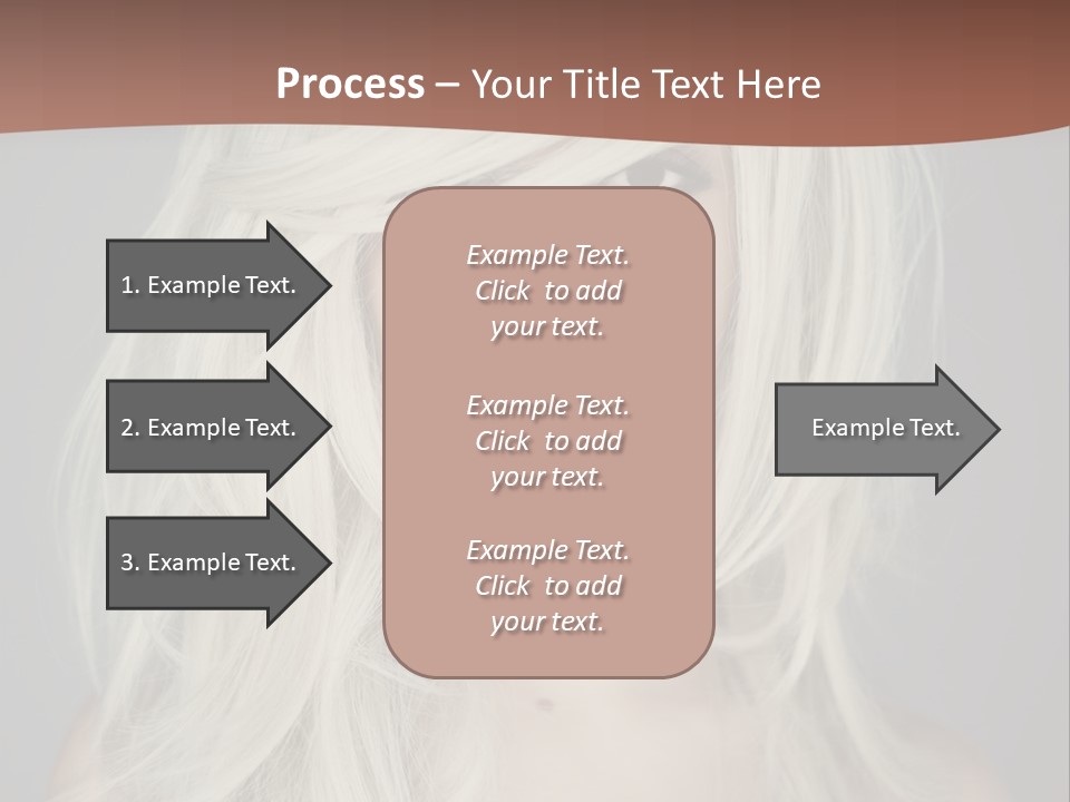 Long Female Beauty PowerPoint Template