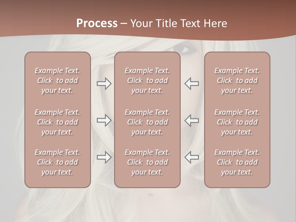 Long Female Beauty PowerPoint Template