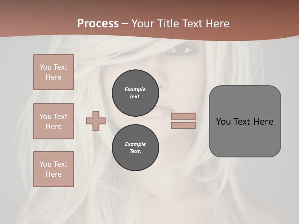 Long Female Beauty PowerPoint Template