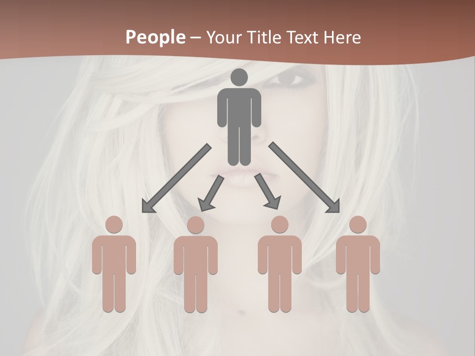 Long Female Beauty PowerPoint Template