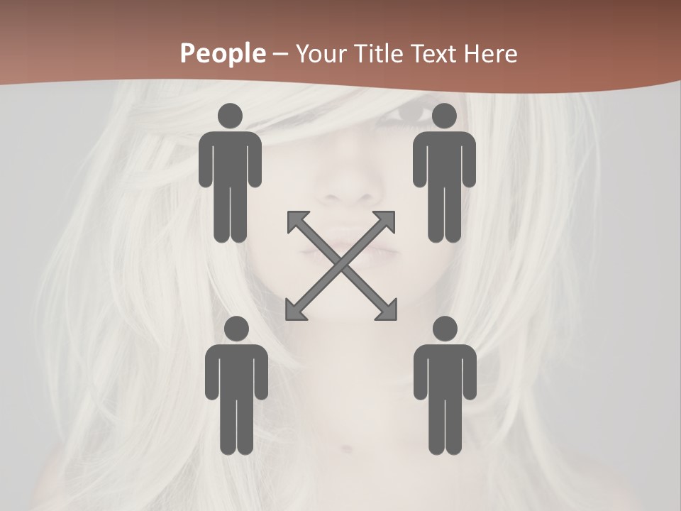 Long Female Beauty PowerPoint Template