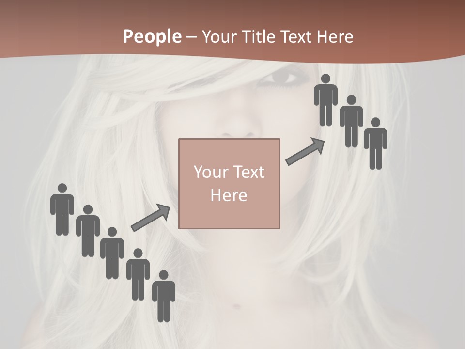 Long Female Beauty PowerPoint Template