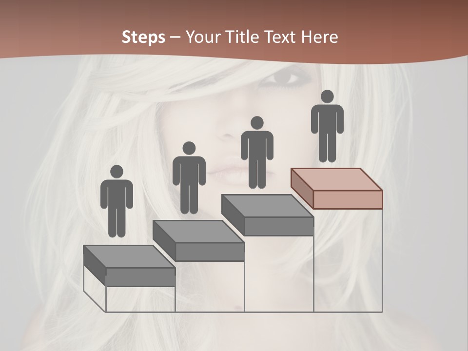 Long Female Beauty PowerPoint Template