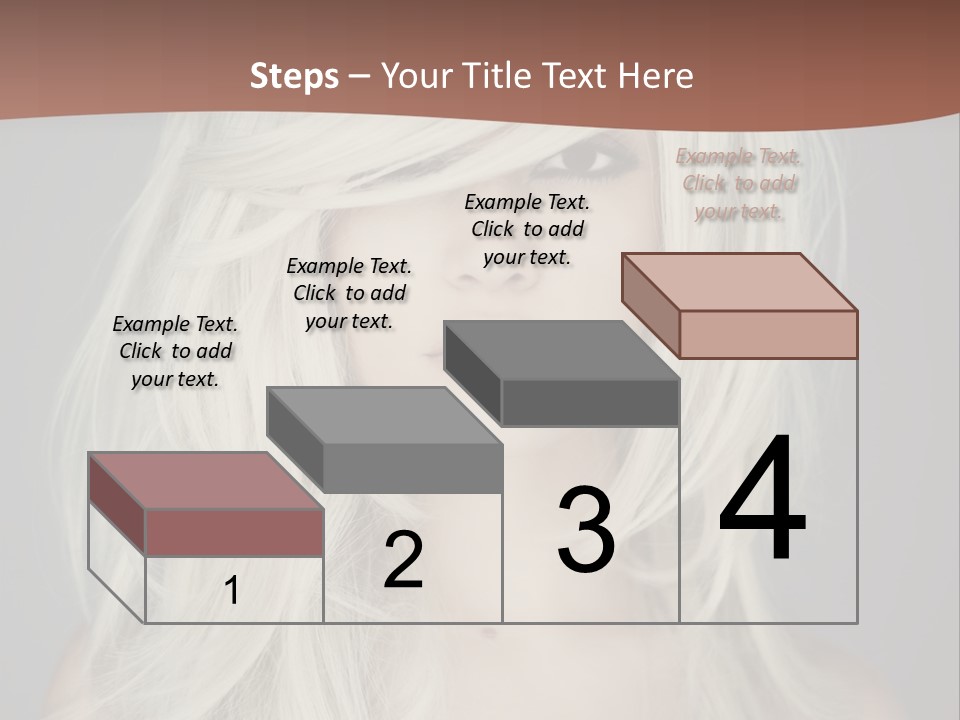 Long Female Beauty PowerPoint Template
