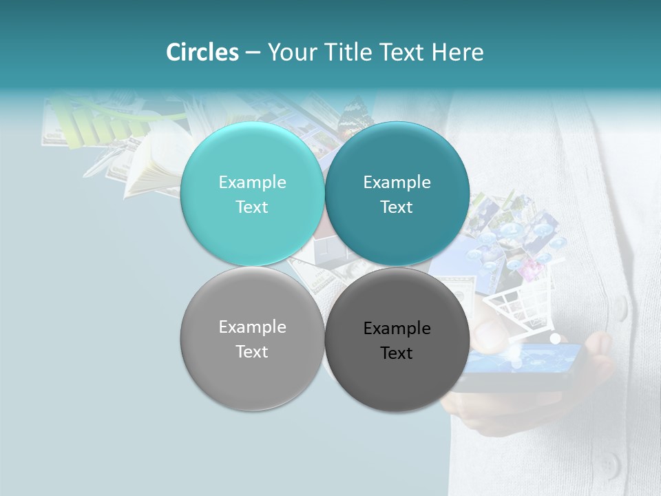 Cell Buy Online Speak PowerPoint Template