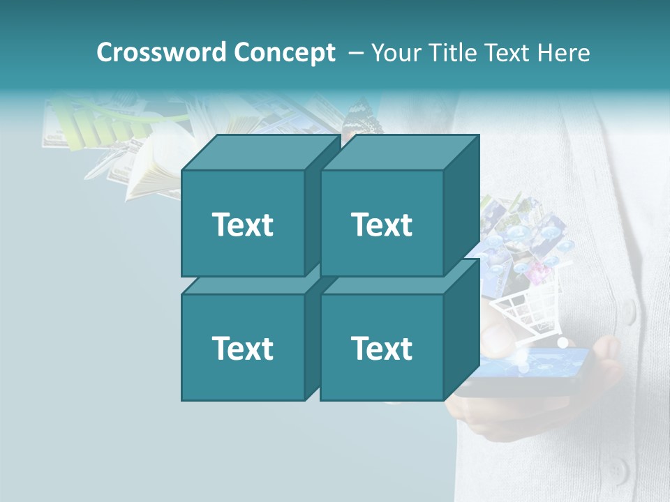 Cell Buy Online Speak PowerPoint Template