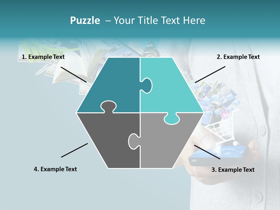 Cell Buy Online Speak PowerPoint Template