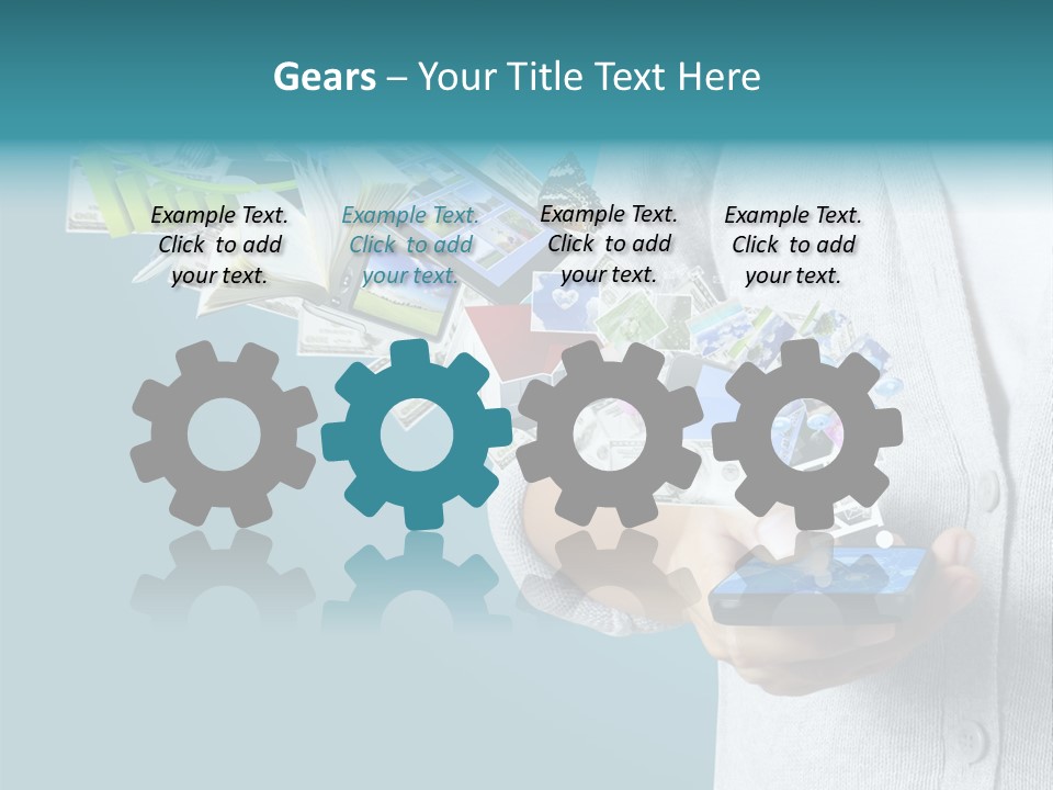 Cell Buy Online Speak PowerPoint Template