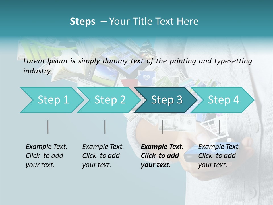 Cell Buy Online Speak PowerPoint Template