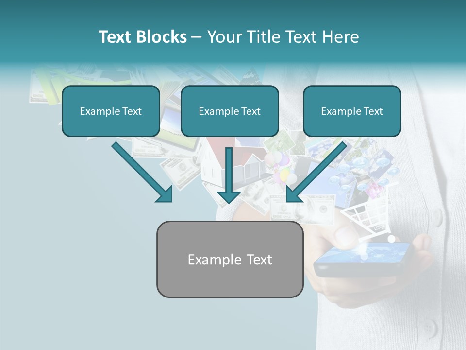 Cell Buy Online Speak PowerPoint Template