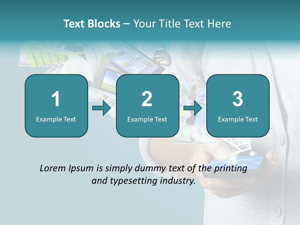 Cell Buy Online Speak PowerPoint Template
