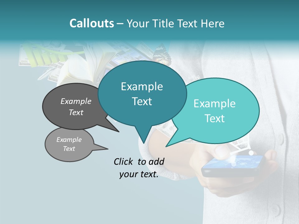 Cell Buy Online Speak PowerPoint Template