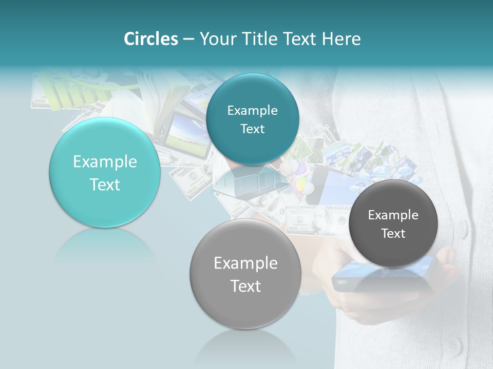 Cell Buy Online Speak PowerPoint Template