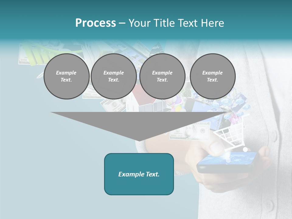 Cell Buy Online Speak PowerPoint Template