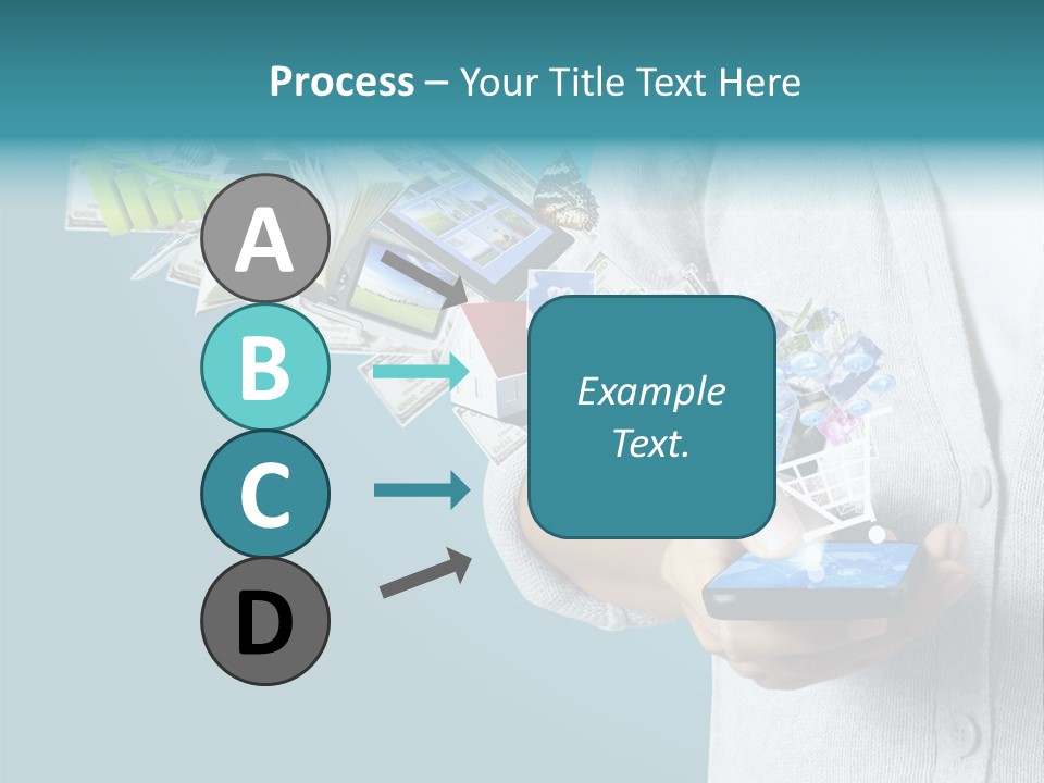 Cell Buy Online Speak PowerPoint Template