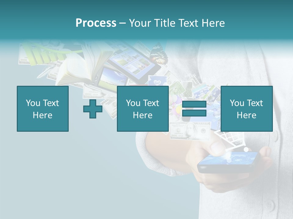 Cell Buy Online Speak PowerPoint Template