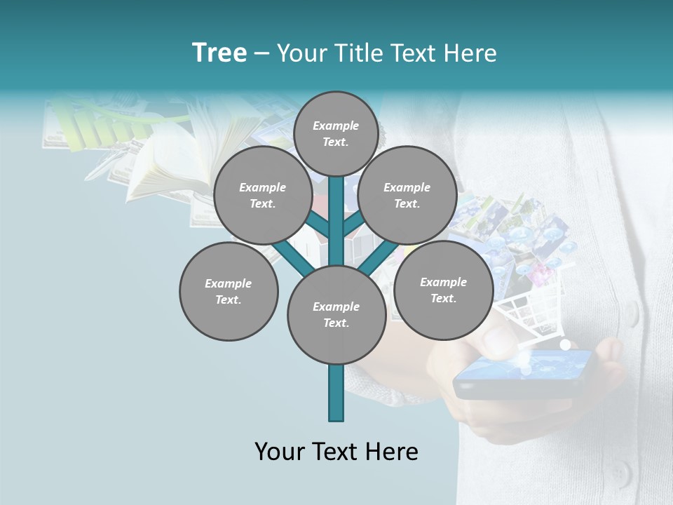 Cell Buy Online Speak PowerPoint Template