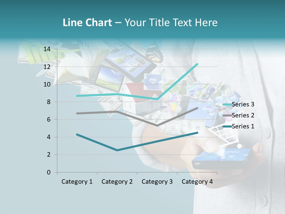 Cell Buy Online Speak PowerPoint Template