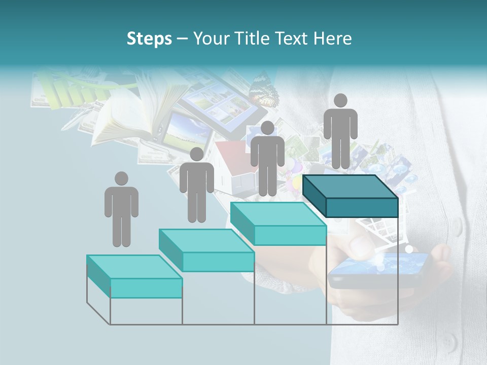 Cell Buy Online Speak PowerPoint Template