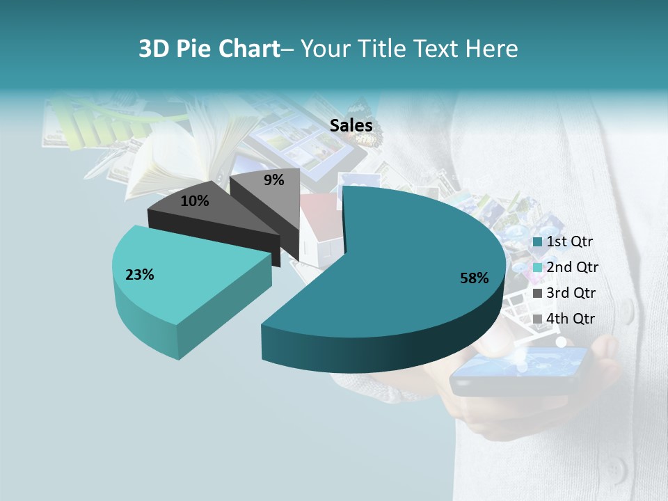 Cell Buy Online Speak PowerPoint Template