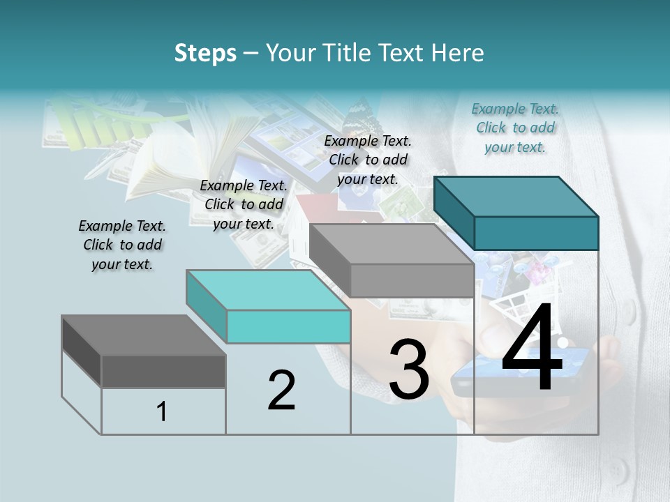 Cell Buy Online Speak PowerPoint Template