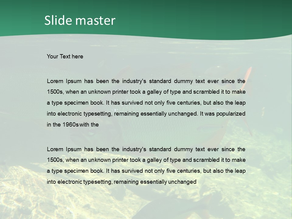 Outdoor Diving Wall Picture PowerPoint Template