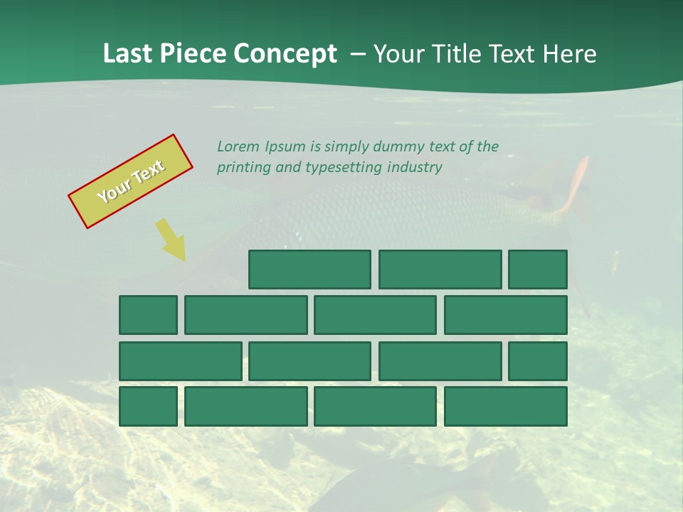 Outdoor Diving Wall Picture PowerPoint Template